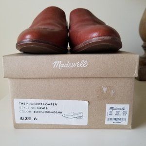 Madewell The Frances Loafer Size 8 Burnished Mahogany